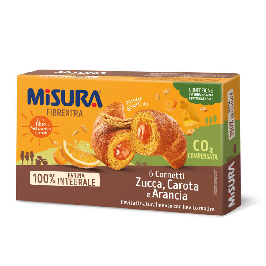 Croissant with pumpkin, carrot and orange, 308 g, Size