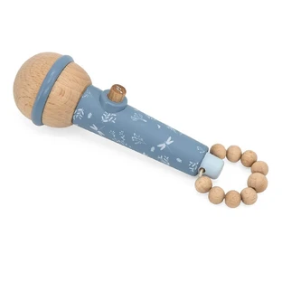 Jouet en bois Microphone, +6 mois, Bleu, Label Label Label