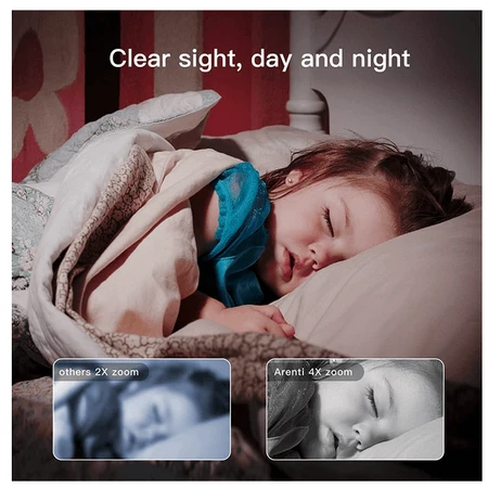Alnany-cam 2k UHD Wi-Fi slimme bewakingscamera, Arenti