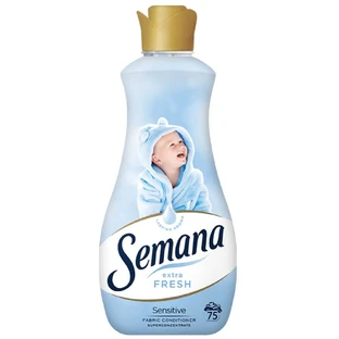 Acondicionador para ropa delicada Extra Fresh, 75 lavados, 1,5 l, Semana