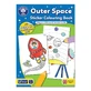 Libro para colorear con actividades en inglés y pegatinas espaciales Outer Space, +3 años, Huerto
