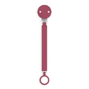 Siliconen koord met clips voor fopspeen Wonder, Magenta, Suavinex