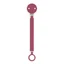 Siliconen koord met clips voor fopspeen Wonder, Magenta, Suavinex