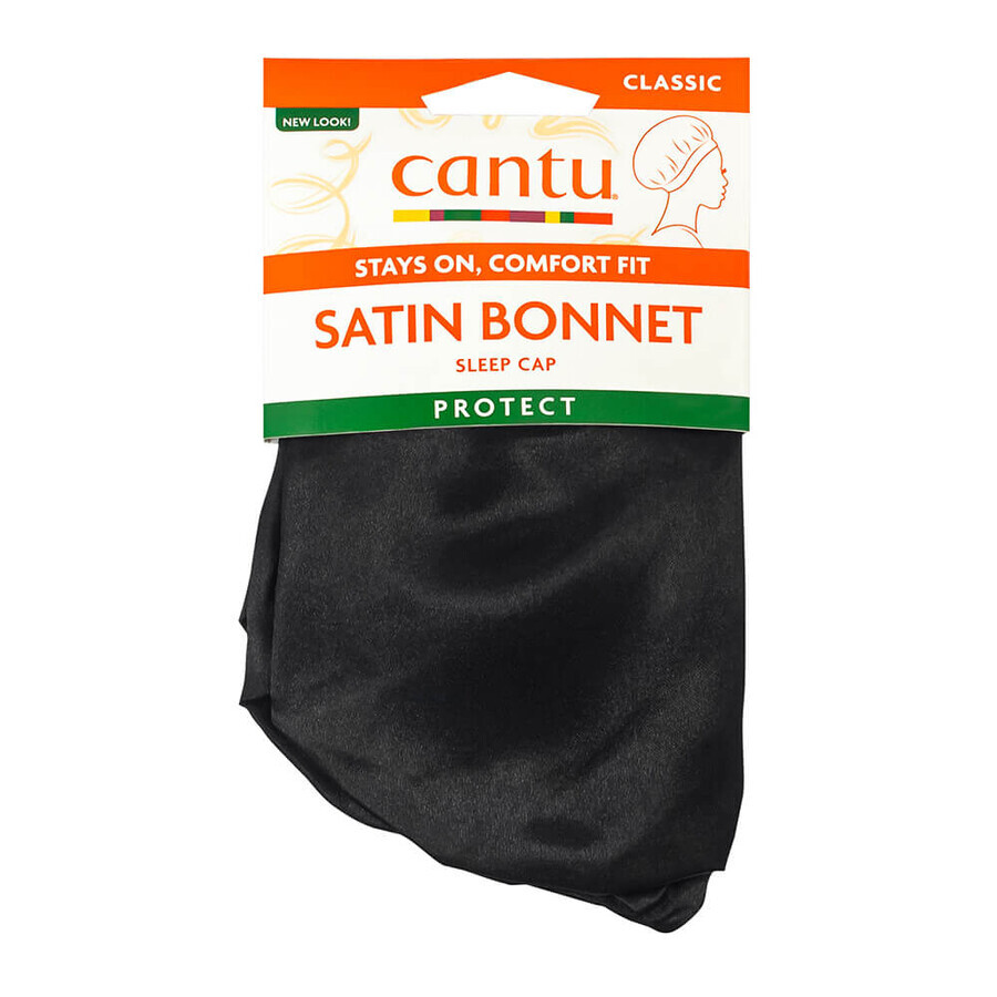 Buy Satin cap for hair protection, Black, 1 piece, Cantu Satin cap for hair protection, Black, 1 piece, Cantu