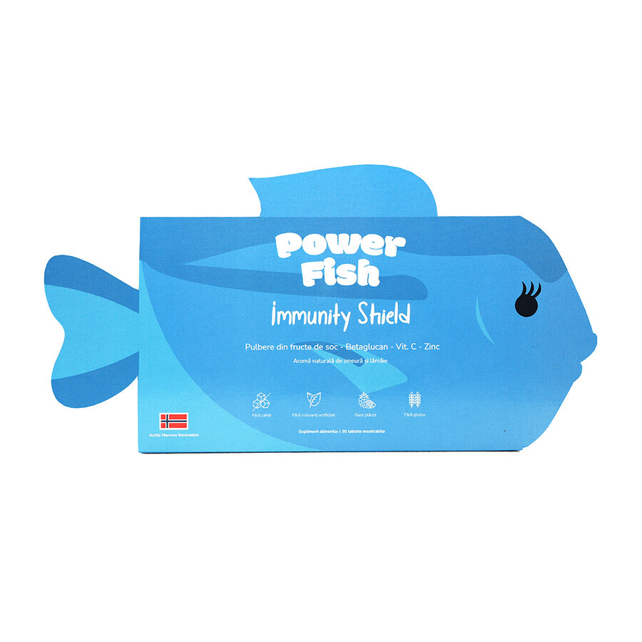 Immunitäts-Schutzschild für Mädchen, 30 Gelees, PowerFish