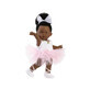 Afro Ballerina mu&#241;eca Zoe, + 3 a&#241;os, 28 cm, 28 cm, Llorens