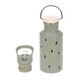 Bottiglia in acciaio inox Happy Prints, Light Olive, Laessig