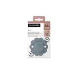 Suzeta fiziologica din silicon SX Pro Wonder, 0 - 6 luni, Albastru Marin, 1 buc, Suavinex
