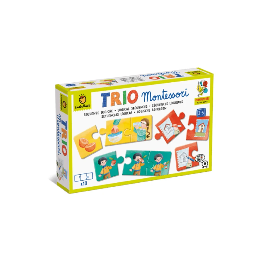 Logic game Trio Montessori - Logic sequences, 3-5 years, Ludattica