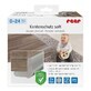 Set di 2 strisce di protezione universali in poliuretano espanso, grigio, 2 x 1 m, Reer