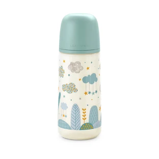 Biberon avec tétine physiologique SX pro à débit dense Dreams, bleu marine, 360 ml, Suavenix