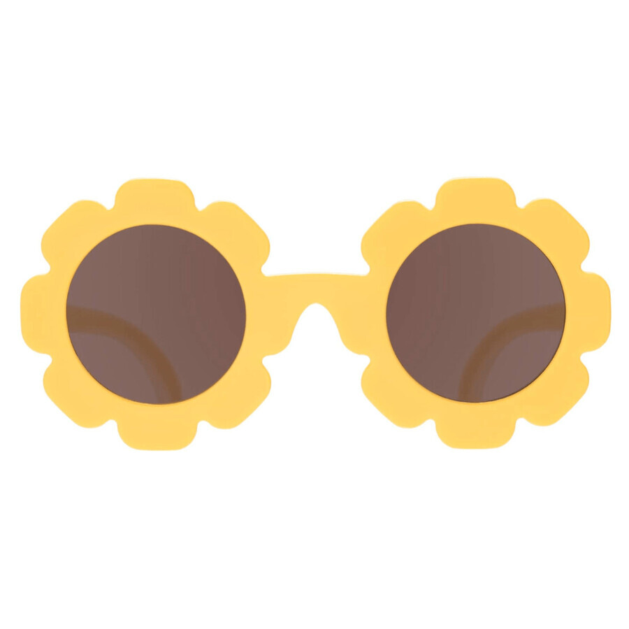 Ochelari de soare ultraflexibili cu lentile amber pentru copii, 3-5 ani, Sweet Sunflower, Babiators