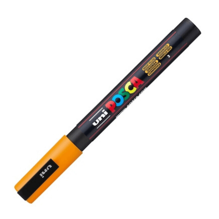Acrylic marker PC-3M Fine, Orange 4, Posca