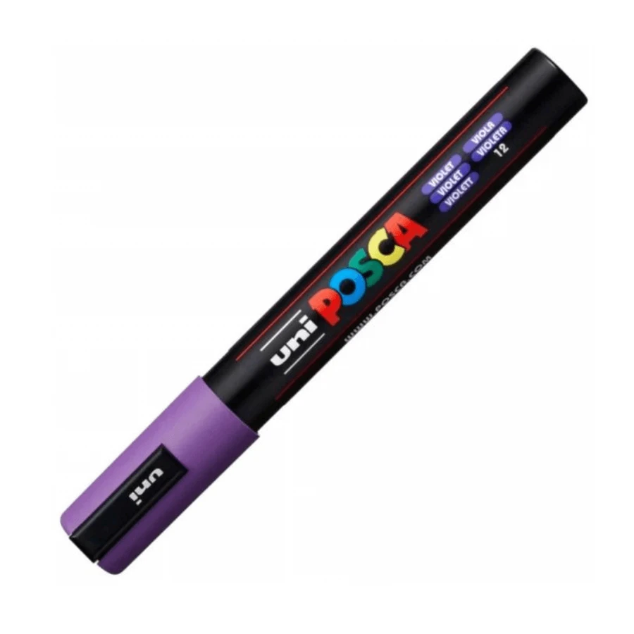 Acrylic marker PC-5M Medium, Purple 12, Posca