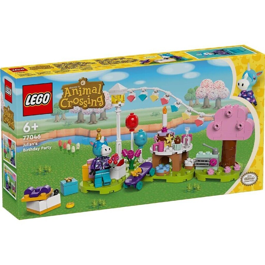 Julians verjaardagsfeestje Animal Crossing, 6+ jaar, 77046, Lego