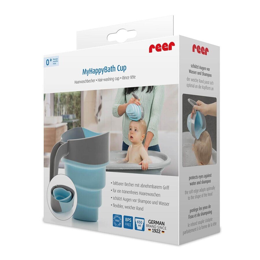 Baignoire pliable pour laver et shampouiner les cheveux de bébé, +0 mois, Reer