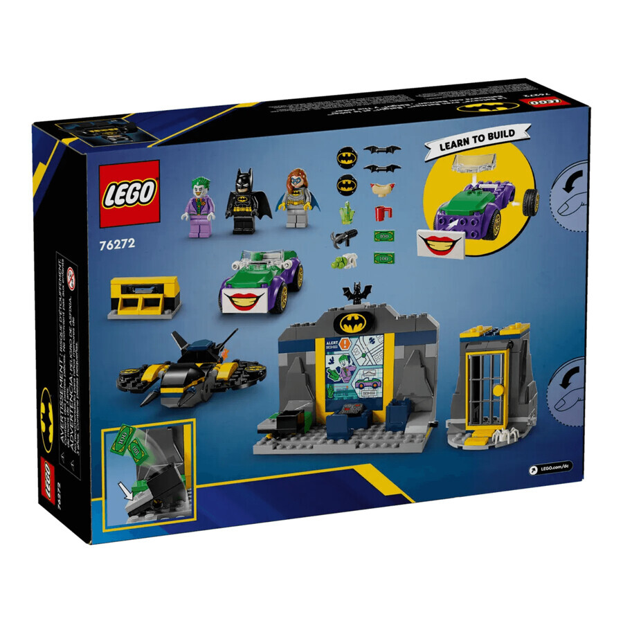 Batcave with Batman, Batgirl and Joker, 4+ years, 76272, Lego Super Heroes