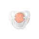 Sucette anatomique en silicone Dreams, 6-18 mois, Peach, 2 pi&#232;ces, Suavinex