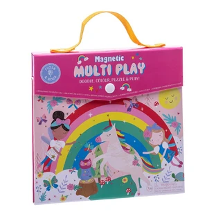 Magnetic 4 in 1 game, Multi Play Rainbow Fairy, 3 years+, Floss & Rock
