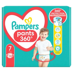 Luiers Maxi Pack Pants Stop & Protect, 17+ kg, Nr. 7, 32 stuks, Pampers