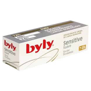 Desodorante en crema sin aluminio Sensitive, 25 ml, Byly