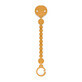 Silicone lanyard with clips for pacifier Colour Essence, Mustard yellow, Suavinex