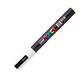 Marker akrylowy PC-3M Fine, biały 1, Posca