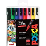 Acryl Marker Set PC-3M Fijn, 8 stuks, Posca