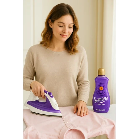 Weichspüler Super Soft Smooth, 65 Waschgänge, 1,3 l, Semana