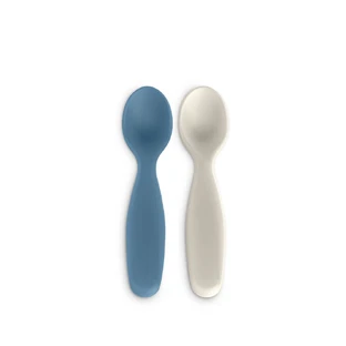 Spoons Go Natural, Blue Grey, 2 pieces, Suavinex