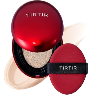 Base de maquillaje compacta con SPF40 PA++ Mask Fit Red Cushion, 18 g, Porcelana claro, TirTir
