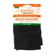 Gorro de satén para proteger el pelo largo trenzado, Negro, 1 ud, Cantu