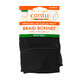 Satin cap to protect long braided hair, Black, 1 pc, Cantu