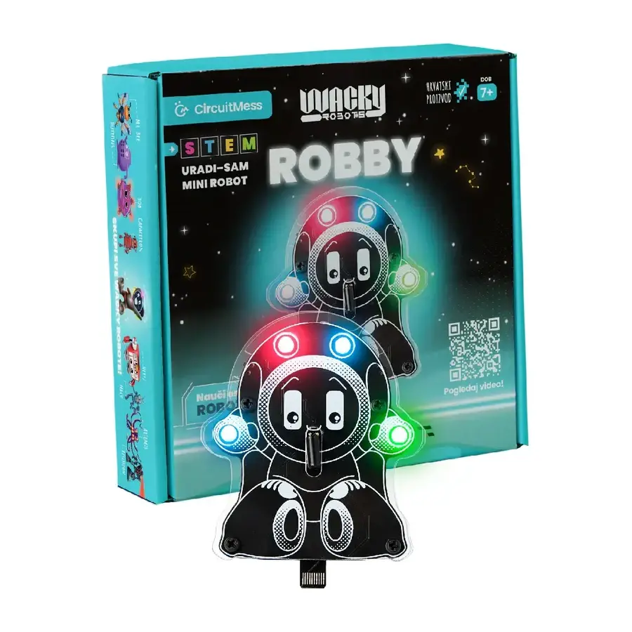 Robotkit Stam Wacky Robots, 7+ jaar, Robby, CircuitMess