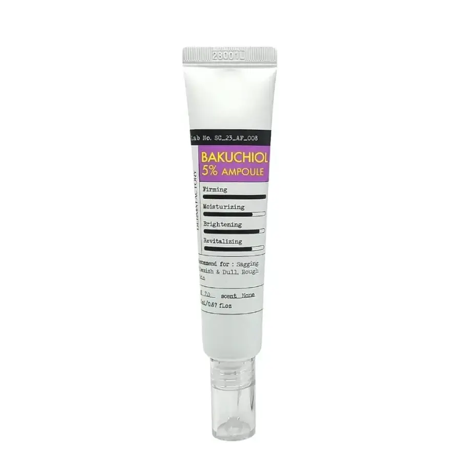 Gezichtsserum met Bakuchiol 5%, 25 ml, Derma Factory