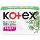 Serviettes hygi&#233;niques Natural Super, 7 pi&#232;ces, Kotex