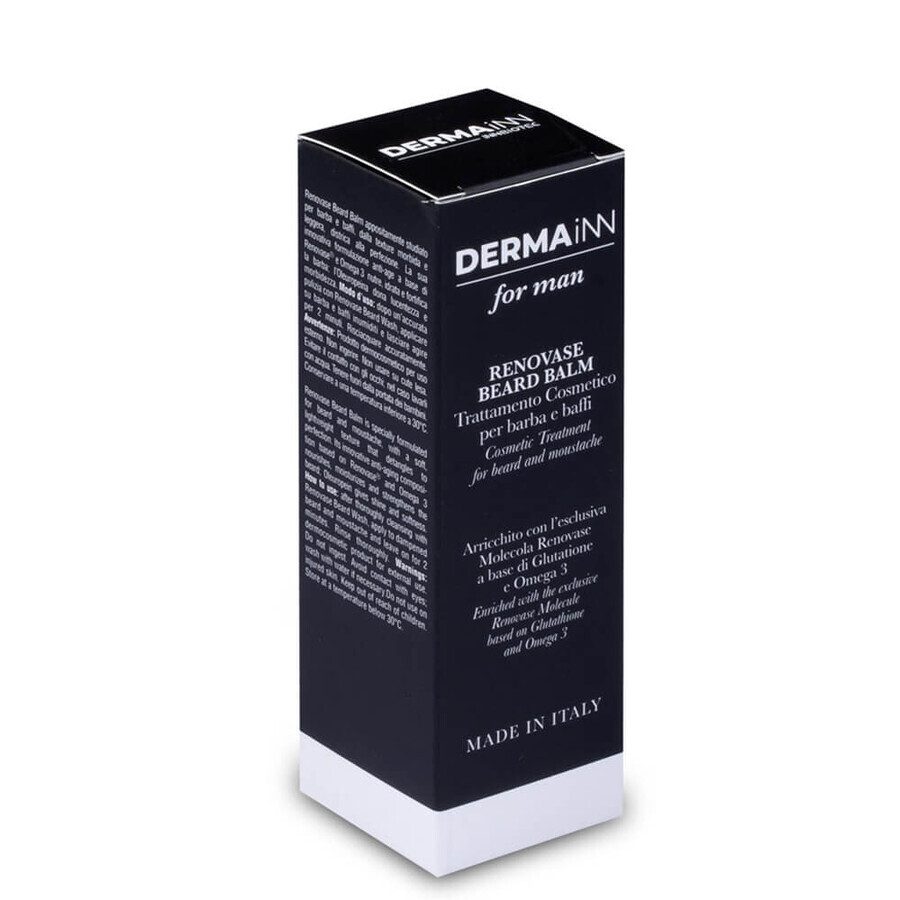 Balsam pentru barba si mustata Renovase Beard Balm, 100 ml, Innbiotec Pharma