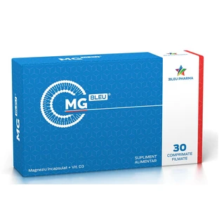 Magnesio Encapsulado + Vitamina D 3 Mg Bleu, 30 comprimidos, Bleu Pharma