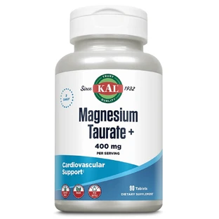 Magnesio Taurato Plus 400 mg Kal, 90 comprimidos, Secom