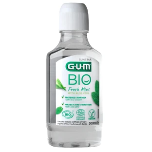 Chicle Menta Fresca Enjuague bucal ecológico, 300 ml, Sunstar Gum