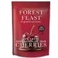 Cerezas cubiertas de chocolate negro belga, 120 g, Forest Feast