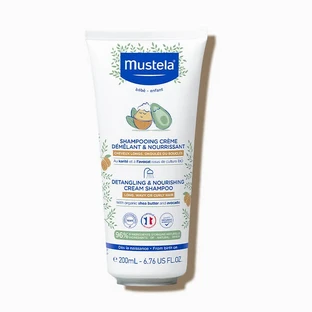 Champú nutritivo para cabellos rizados y ondulados, 200 ml, Mustela