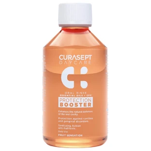 Mouthwash Fruit Sensation Daycare Protection Booster, 500 ml, Curasept