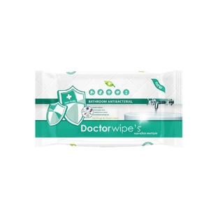 Doctor Wipe's antibakterielle Oberflächenwischtücher, 48 Stück, Doctor Wipe's
