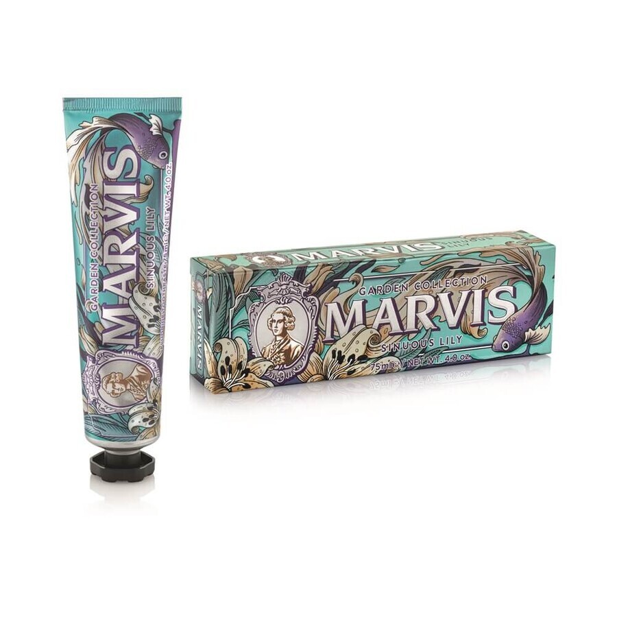 Toothpaste with Sinuos Lily lily flavor, 75 ml, Marvis