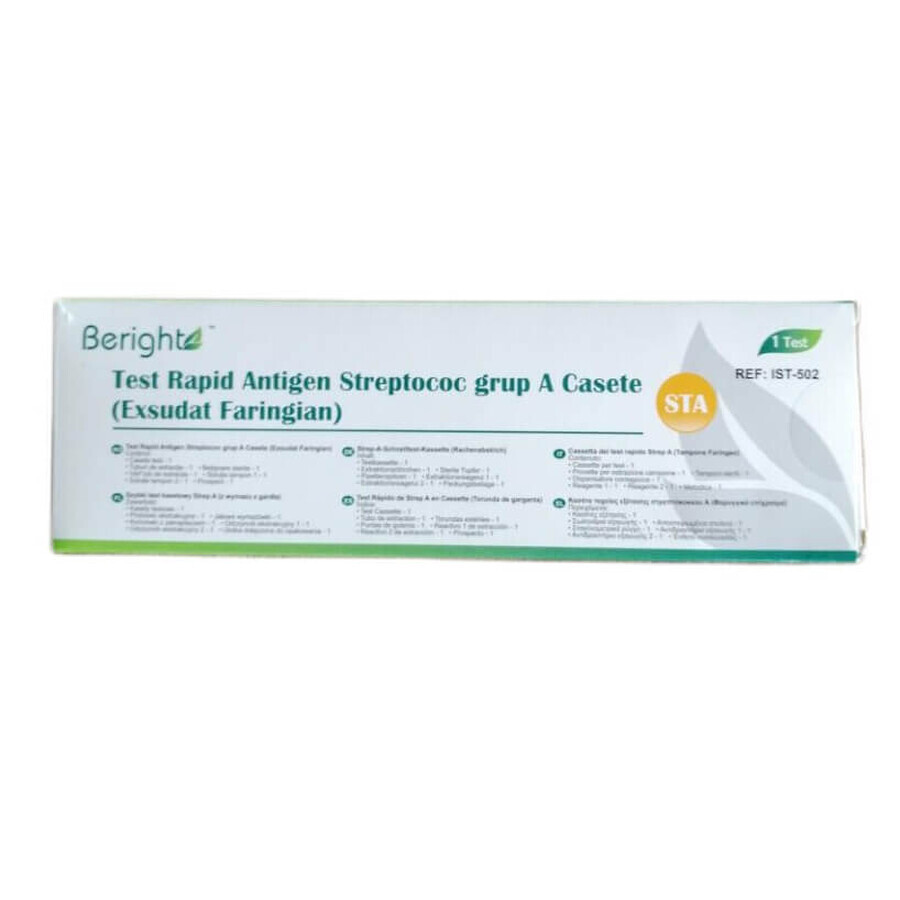 Streptococcus group A rapid antigen test (pharyngeal exudate), 1 piece, AllTest