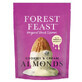 Amandes enrob&#233;es de chocolat blanc belge et de biscuits croquants, 120 g, Forest Feast