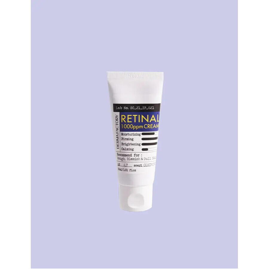 Retinal crema facial Retinal 300ppm, 30 ml, Derma Factory