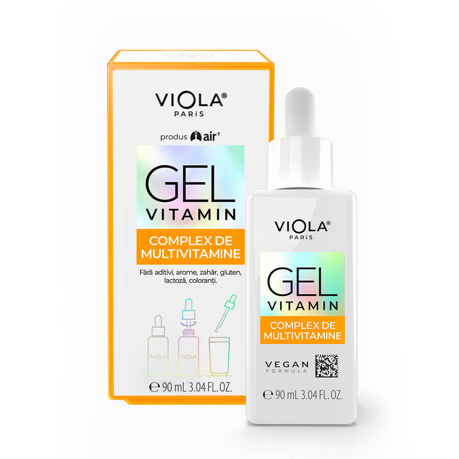 Gel vitamínico complejo multivitamínico, 90 ml, Viola