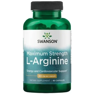 Super Str L-Arginina, 90 cápsulas, Swanson